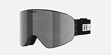 Flow Siyah Çerçeve Sil ver Smoke Lens Kayak Gözlüğü
